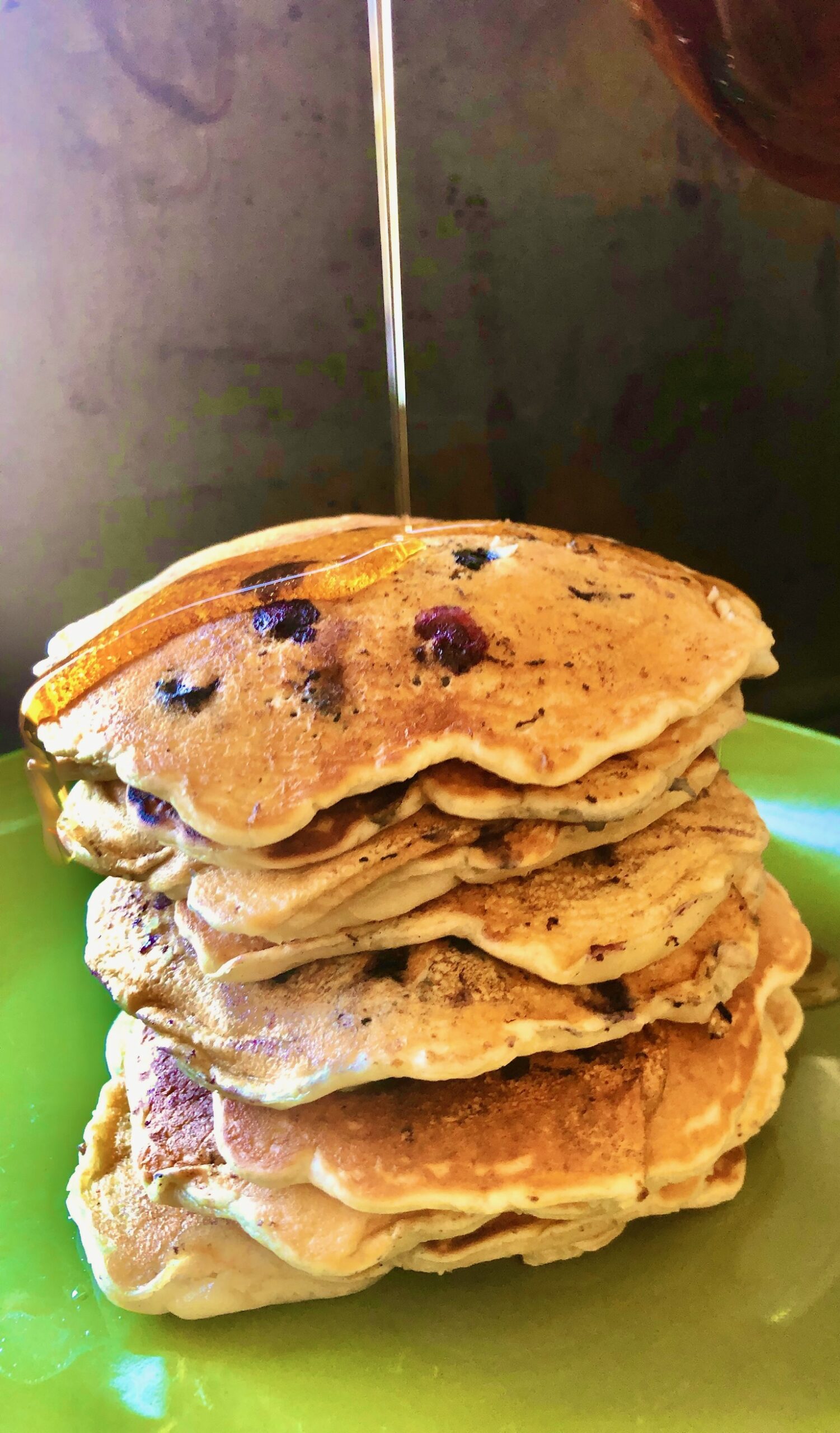 Vegan Blueberry  Pancakes